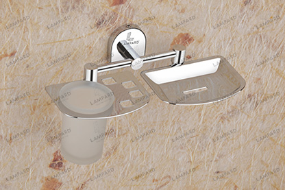 Soap Dish With Tumbler Holder