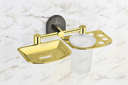 Soap Dish With Tumbler Holder