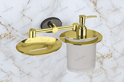 Soap Dish With Liquid Soap Dispenser