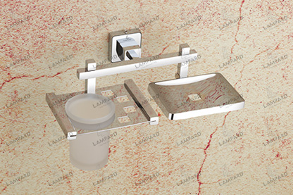 Soap Dish With Tumbler Holder