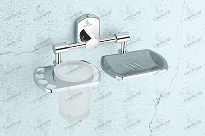 Soap Dish With Tumbler Holder